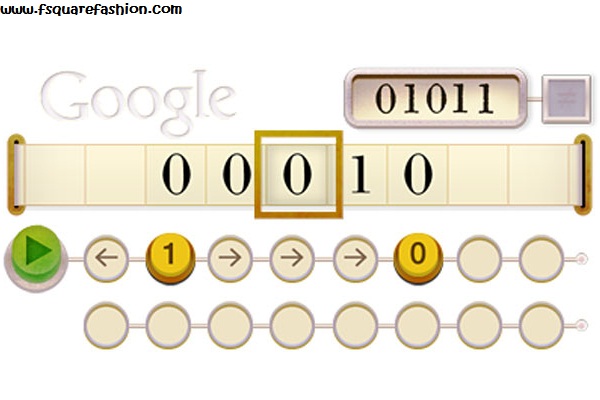 Alan Turing 100th birthday Google Doodle Turing Machine