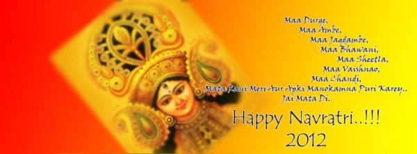 Happy Navratri 2021 Facebook (FB) Timeline Covers Pictures