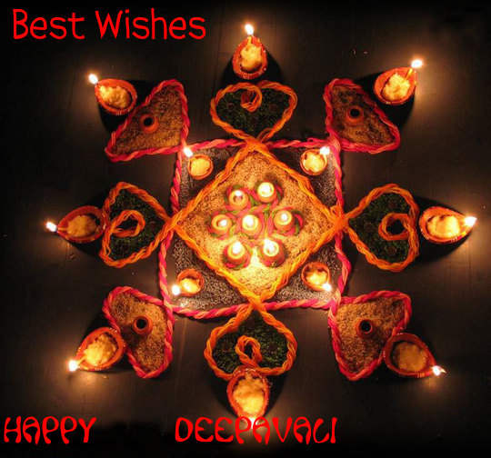 Best Wishes Happy Deepavali Greetings Cards 2021