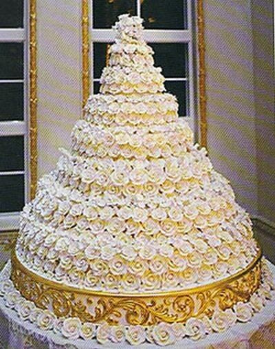 Donald Trump and Melania Knauss Wedding Cake