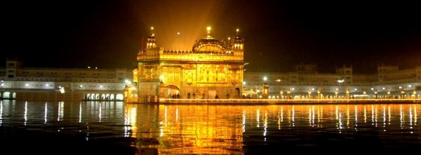 Golden Temple Facebook (FB) Timeline Covers Wallpapers Night View