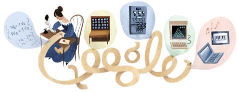 Ada Lovelaces 197th Birthday Celebration on Google Doodle