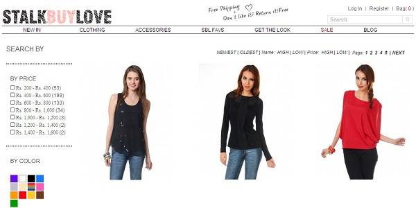 Stalkbuylove.com Women clothes online