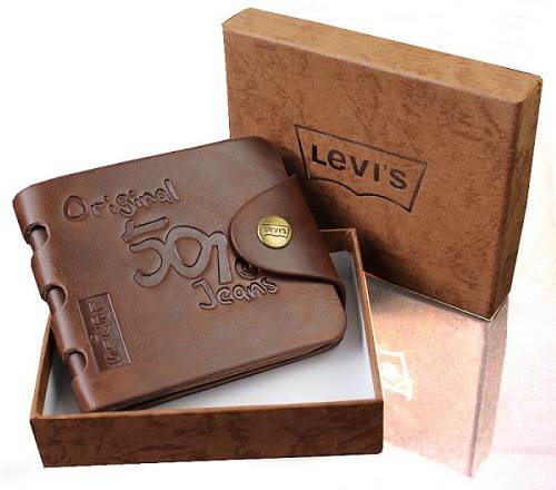 Levi's Brown Wallet for Men