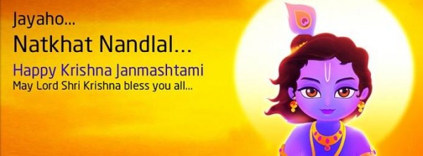 Happy Krishna Janmashtami 2015 Facebook (FB) Timeline Covers Pictures