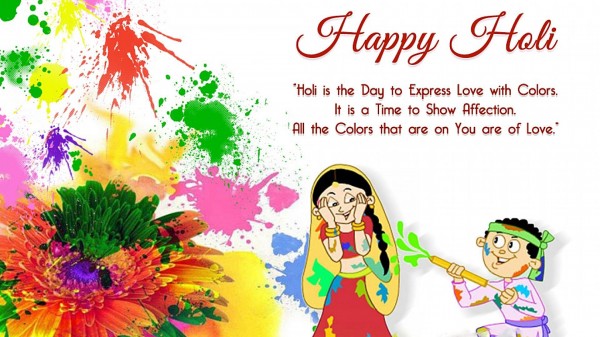 Happy Holi Sms, Messages, Greetings, Wishes in English