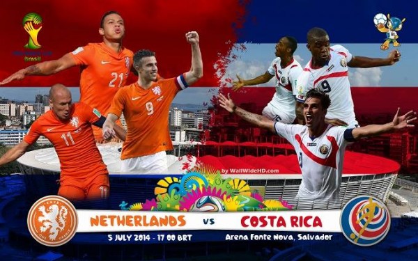 Netherlands vs Costa Rica World Cup 2014 Quarter Finals HD Wallpapers
