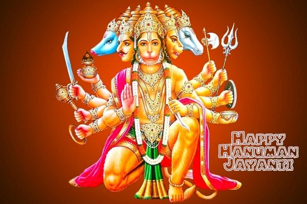 Beautiful Happy Hanuman Jayanti 2020 Panchmukhi Hanuman Pictures HD