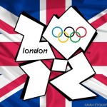 London 2012 Olympics Logo on UK Flag