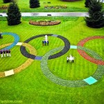 London Olympics Pics of Big Flowers Rings