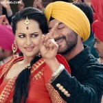 Sonakshi Sinha Funny Dance Pictures With Ajay In Son of Sardar Movie