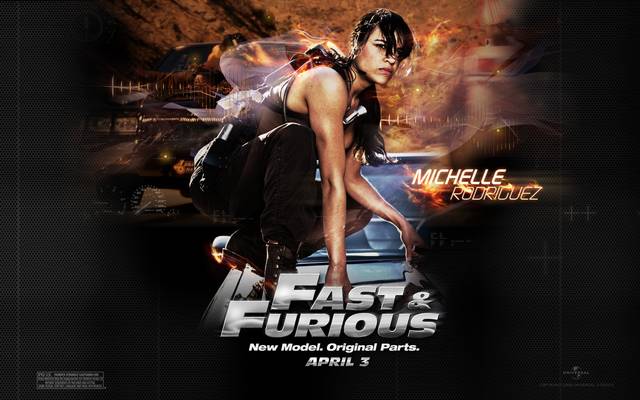 Michelle Rodriguez In Fast and Furious Movie Wallpapers