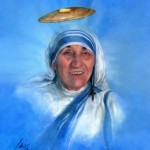 Mother Teresa Painting Wallpaper