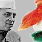 Wallpapers of Pandit Jawaharlal Nehru with Flag Images