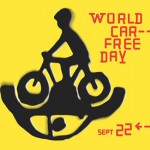 World Car Free Day Logo Wallpaper