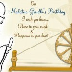Mahatma Gandhi Birthday Greetings and Wishes