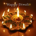 Happy Diwali Greetings & Wishes With Diyas