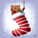 Teddy Christmas Stockings HD Wallpapers