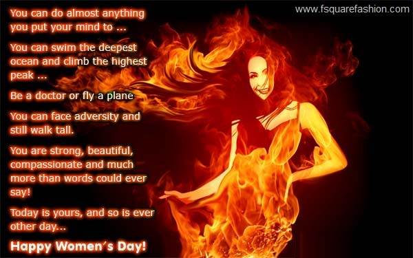 Women's Day 2013 SMS, Messages, Quotes, Sayings & Wishes
