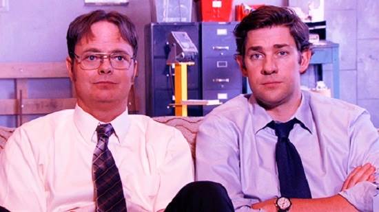 Jim and Dwight on The Office