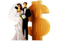 Cute Bride and Groom statue with Dollar sign Images, Pictures, Photos, Wallpaper
