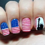 Flag and Statue of Liberty 4th of July 2015 Nails Designs Pinterest Ideas Pictures